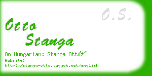 otto stanga business card